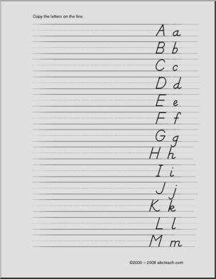 Left Handed Handwriting Worksheets for Students