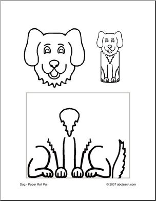 Craft: Paper Roll Pal – Dog (preschool-elem)