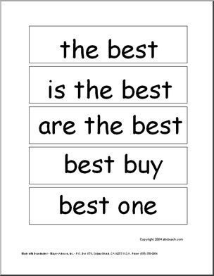 Word Wall: Sight Word Phrases (set 5)