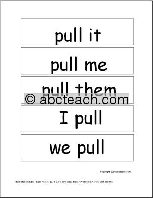 Word Wall: Sight Word Phrases (set 6)