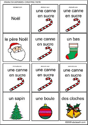 French: Christmas Dominoes