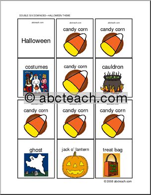 Dominoes: Halloween Theme (color)