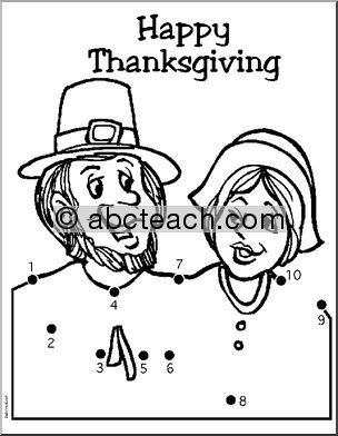 Dot to Dot: Happy Thanksgiving (to 10)
