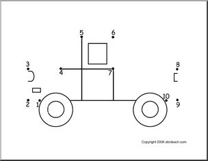 Dot to Dot: Truck (to 10)