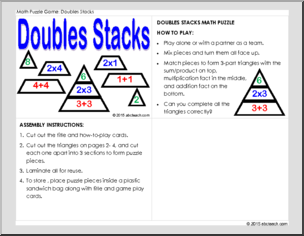 Doubles Stacks Math Puzzle