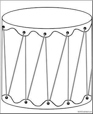 Coloring Page: Drum