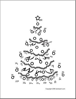 Dot to Dot: Christmas Tree