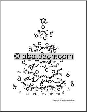 Dot to Dot: Christmas Tree