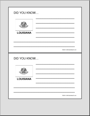 Did You Know? Louisiana