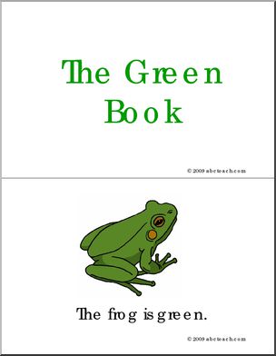 Early Reader Booklet: Colors – The Green Book