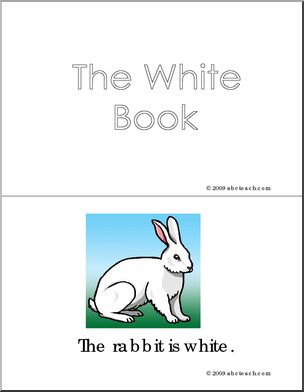 Early Reader Booklet: Colors – The White Book