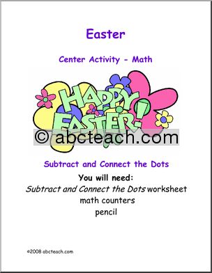 Easter – Subtract and Connect Learning Center