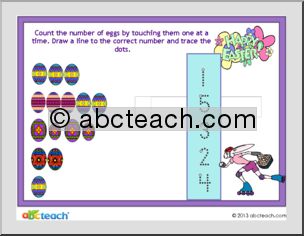 Common Core: Counting in Sequence – Easter Egg Theme (kdg)