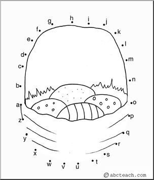 Dot to Dot: Easter- Basket (a-z)