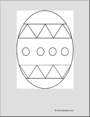 Coloring Page: Easter Egg