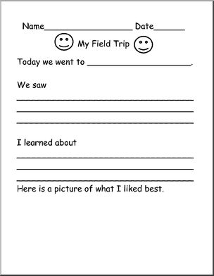 Report Form: Field Trip (pre-K/ primary)