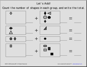 Addition to 10 (pre-k/primary) 3 Worksheet