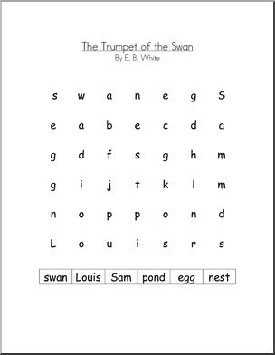 Trumpet of the Swan Word Search