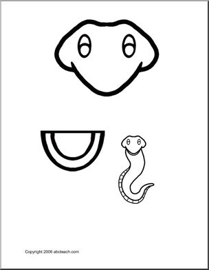 Paper Bag Puppet: Animals – Eel