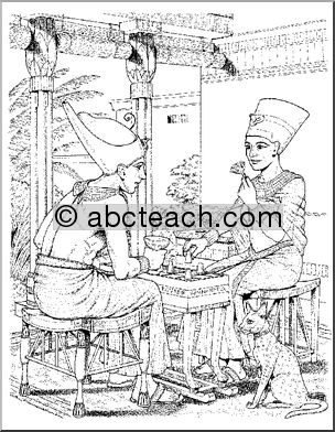 Coloring Page: Egypt- Game