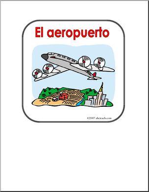 Spanish: Poster – El Aeropuerto (elementaria)