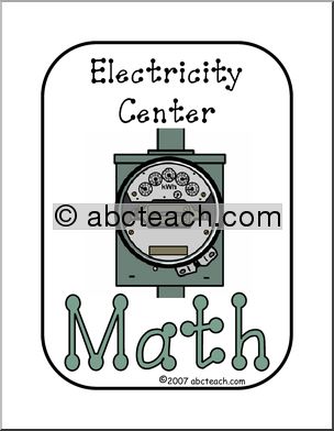 Center Sign: Electric Center – Math