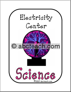 Center Sign: Electric Center – Science