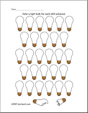 Incentive Chart: Light Bulbs