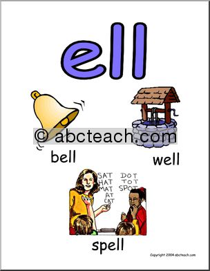 Word Family – ELL Poster