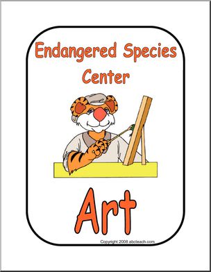Center Sign: Endangered Species – Art