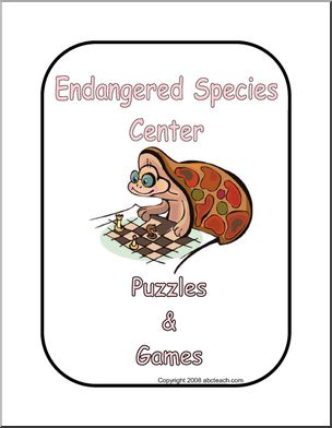 Center Sign: Endangered Species – Puzzles and Games