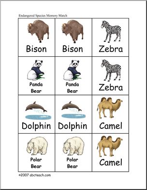 Species-at-Risk Memory Game