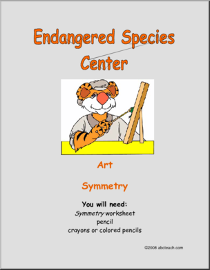 Learning Center: Endangered Animal Symmetry (elem)