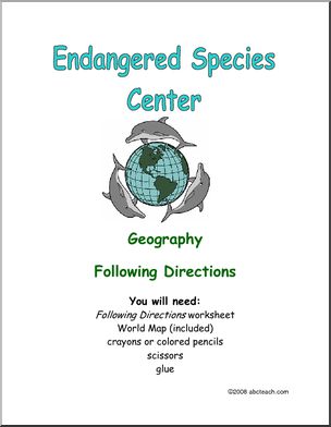 Learning Center: Endangered Animal Mapping (elem)