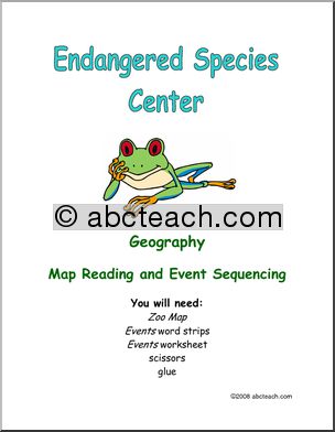 Learning Center: Endangered Animal Story Sequence (elem)