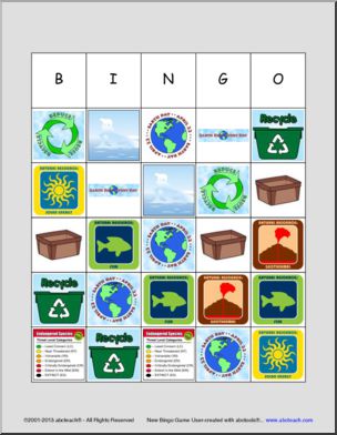 Bingo: Environment (color)