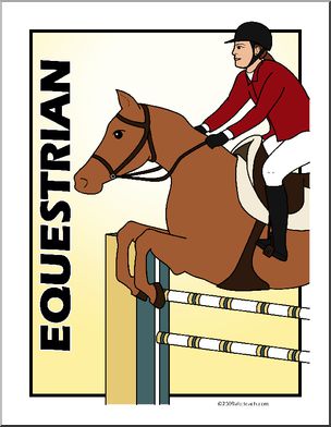 Poster: Sports – Equestrian (color)