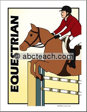 Poster: Sports – Equestrian (color)