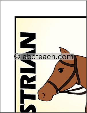 Large Poster: Sports – Equestrian (color)
