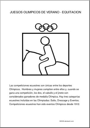 Spanish: Juegos OlÃŒmpicos – EquitaciÃ›n (elementaria)