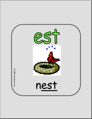 Word Family – EST Sign