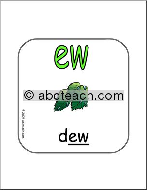 Word Family – EW Words Sign