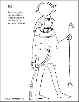 Coloring Page: Egypt – Ra
