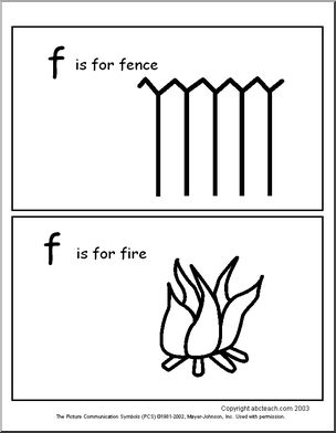 F Words’ ABC Booklet – Abcteach