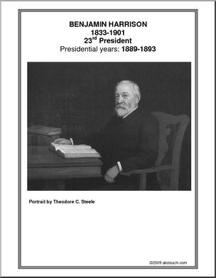 Poster: 23rd President – Benjamin Harrison