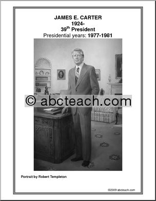 Poster: 39th President – James E. Carter