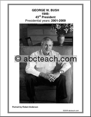 Poster: 43rd President – George W. Bush