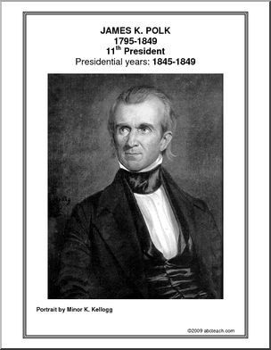 Poster: 11th President – James K. Polk