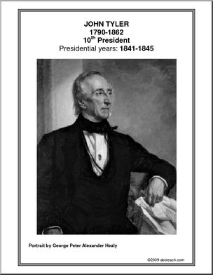 Poster: 10th President – John Tyler
