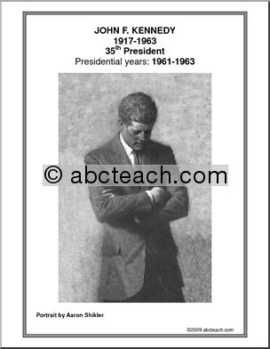 Poster: 35th President – John F. Kennedy